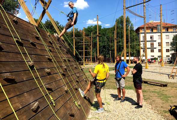 High rope | training on the ground