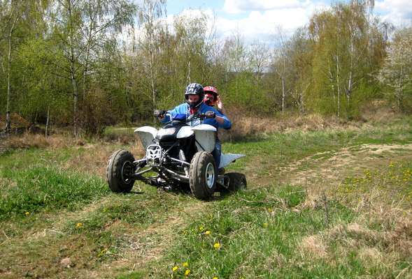 Quad biking