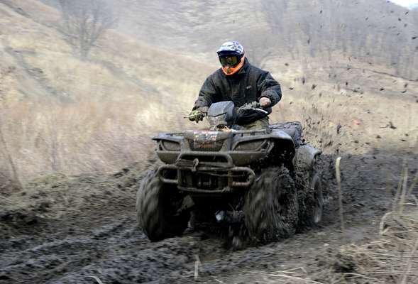 Quad biking