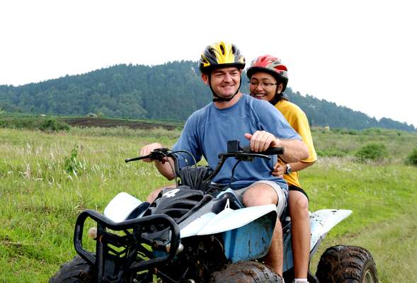 Quad biking