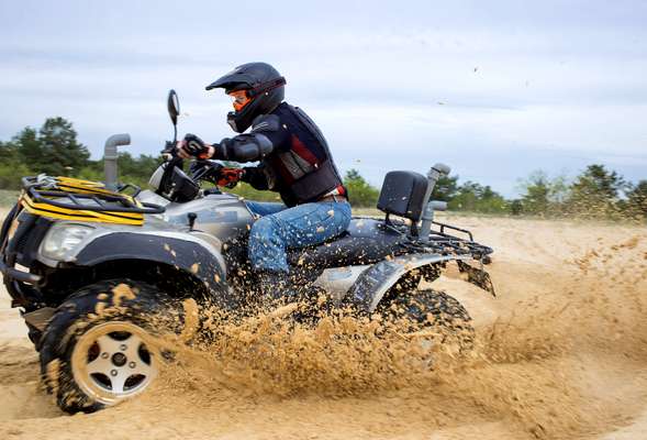 Quad biking