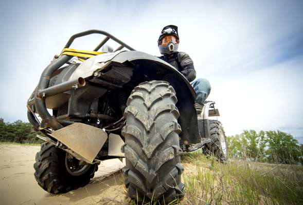 Quad biking